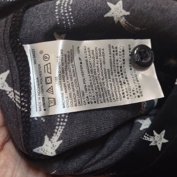 Banana Republic Celestial Shooting Stars Two Piece Pajama Set Sz XL NWT - Picture 5 of 9